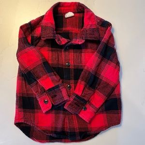 Buffalo check Baby Gap button up